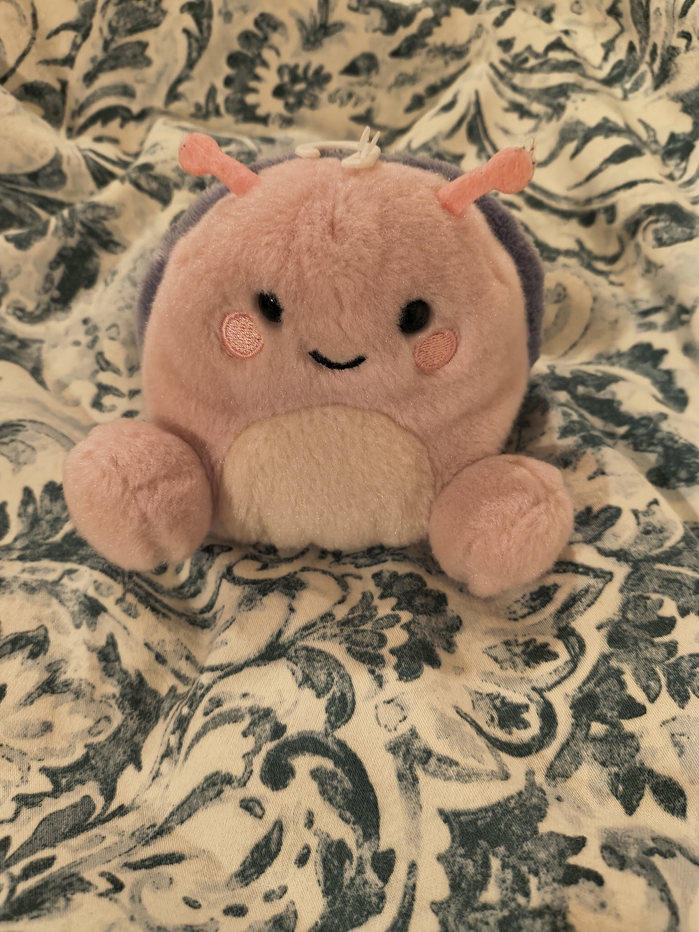 Cute Pink Plush Snail Palm Pals